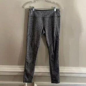 Zella Heathered Black and White Tall Leggings Size Medium